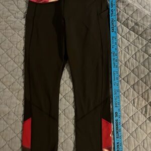 lululemon‎ athletica Black and Red Leggings
